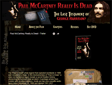 Tablet Screenshot of paulreallyisdead.com